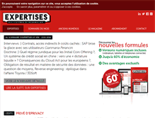Tablet Screenshot of expertises.info